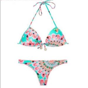 Luli Fama Dreamcatcher Push Up Bikini Top XS